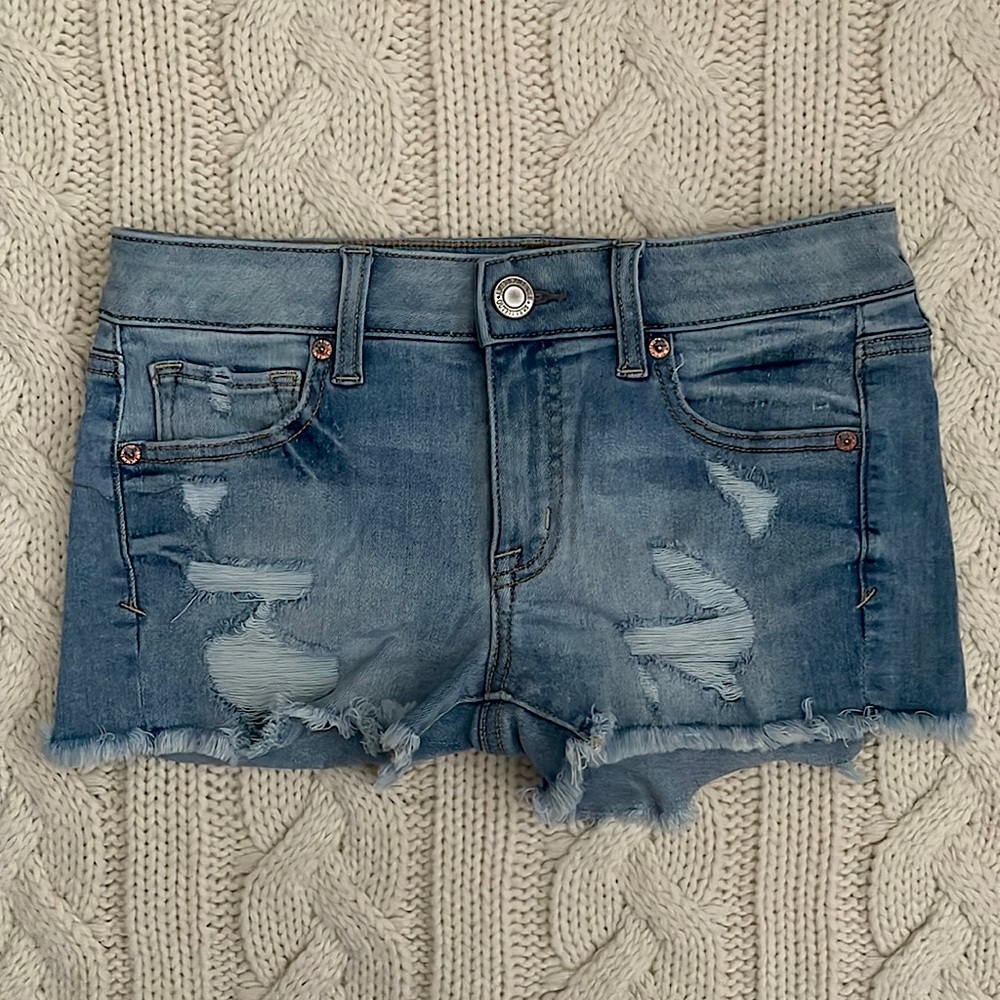 🌼2 for $20🌼 American Eagle Next Level Stretch Low-Rise Denim Short Shorts